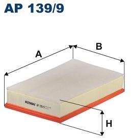 FILTRON vzduchový filtr AP 139/9