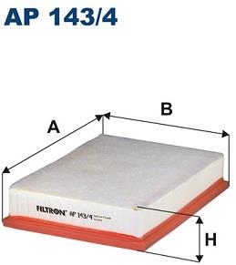 FILTRON vzduchový filtr AP 143/4