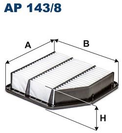 FILTRON vzduchový filtr AP 143/8