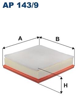 FILTRON vzduchový filtr AP 143/9