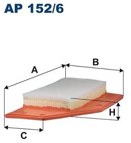 FILTRON vzduchový filtr AP 152/6