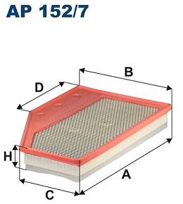 FILTRON vzduchový filtr AP 152/7