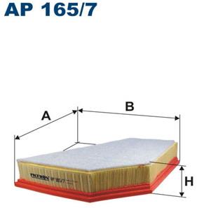 FILTRON vzduchový filtr AP 165/7