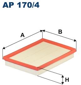 FILTRON vzduchový filtr AP 170/4