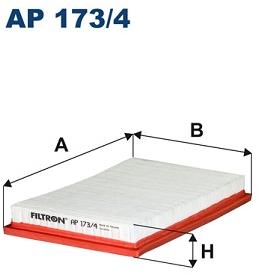 FILTRON vzduchový filtr AP 173/4
