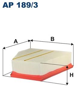FILTRON vzduchový filtr AP 189/3