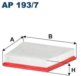 FILTRON vzduchový filtr AP 193/7