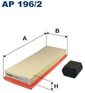 FILTRON vzduchový filtr AP 196/2