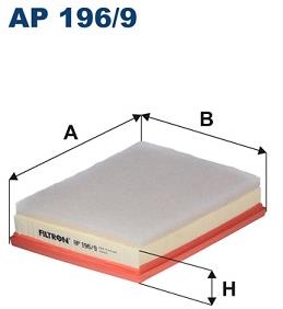FILTRON vzduchový filtr AP 196/9