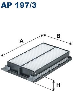 FILTRON vzduchový filtr AP 197/3
