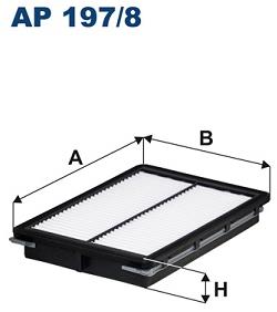 FILTRON vzduchový filtr AP 197/8