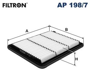 FILTRON vzduchový filtr AP 198/7