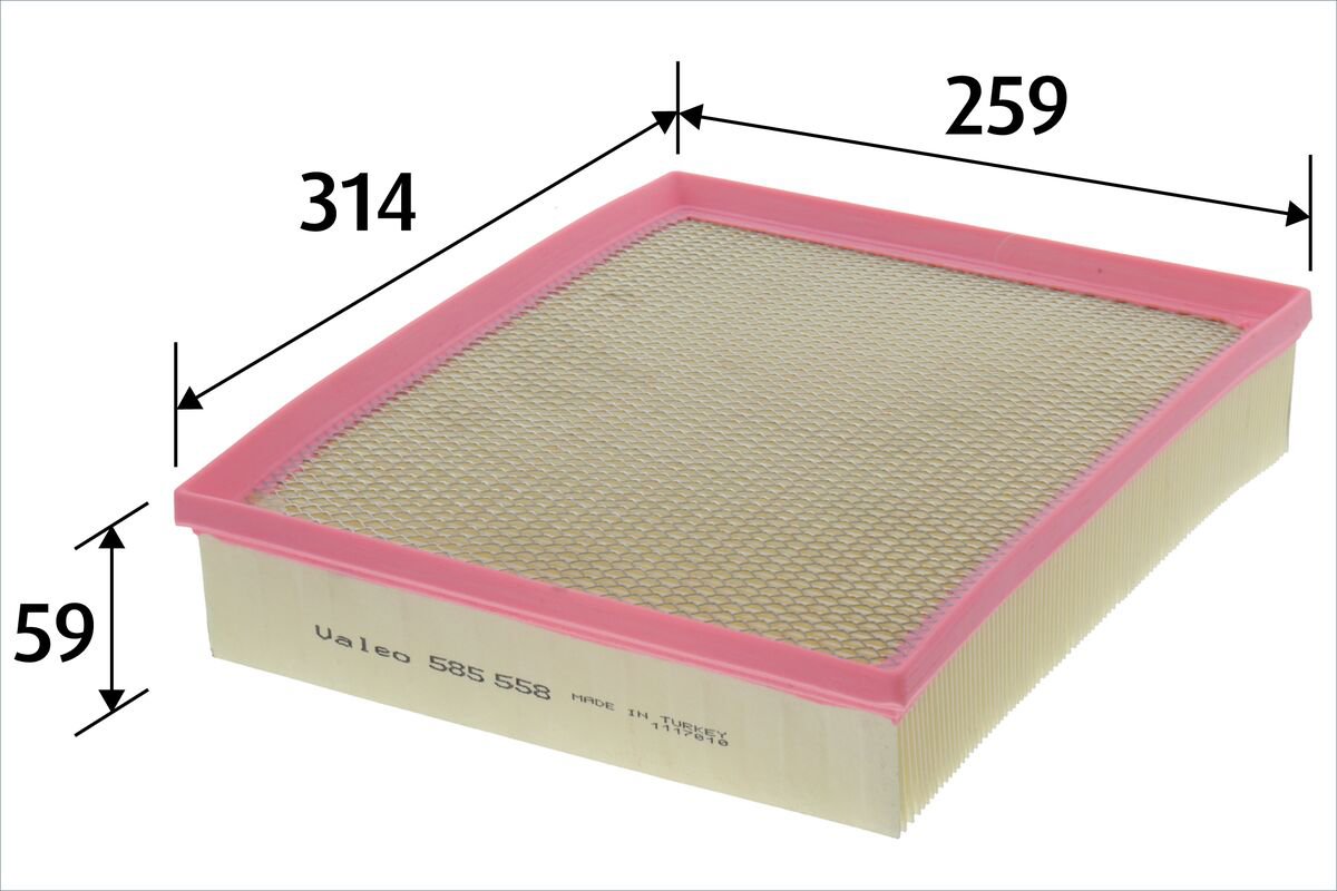 VALEO vzduchový filtr 585558