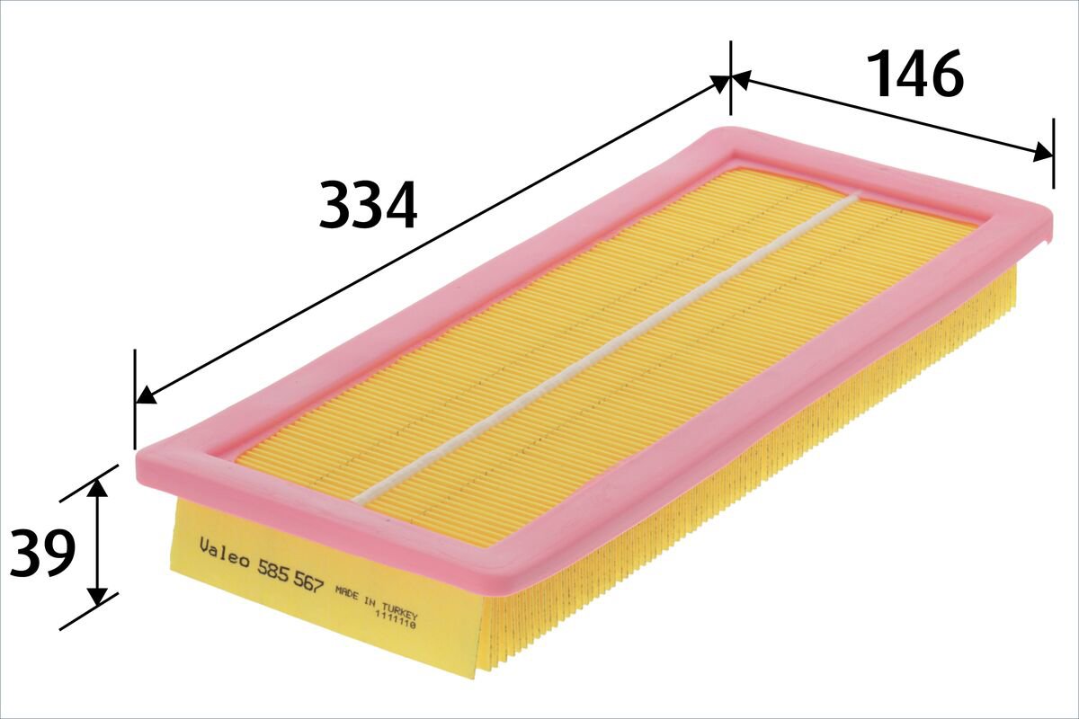 VALEO vzduchový filtr 585567