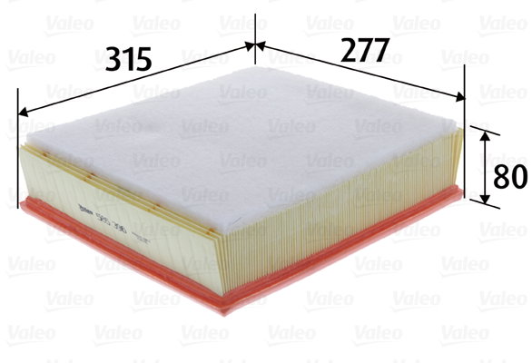 VALEO vzduchový filtr 585396