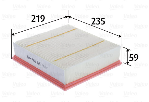 VALEO vzduchový filtr 585426