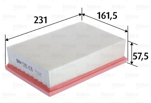 VALEO vzduchový filtr 585439