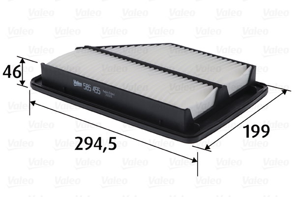 VALEO vzduchový filtr 585455