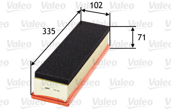 VALEO vzduchový filtr 585049
