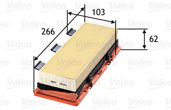 VALEO vzduchový filtr 585053