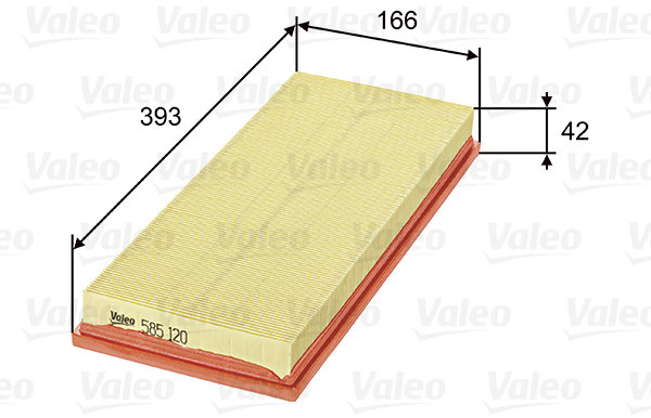 VALEO vzduchový filtr 585120