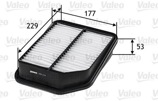 VALEO vzduchový filtr 585153