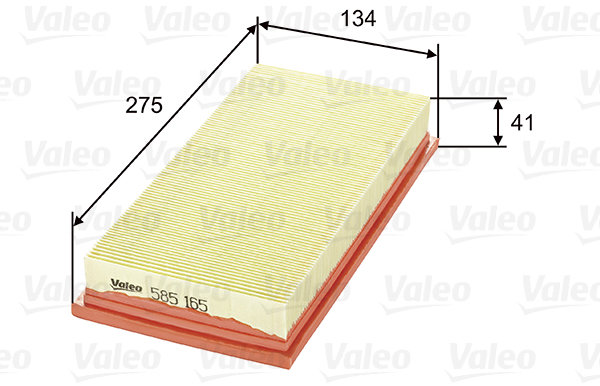 VALEO vzduchový filtr 585165