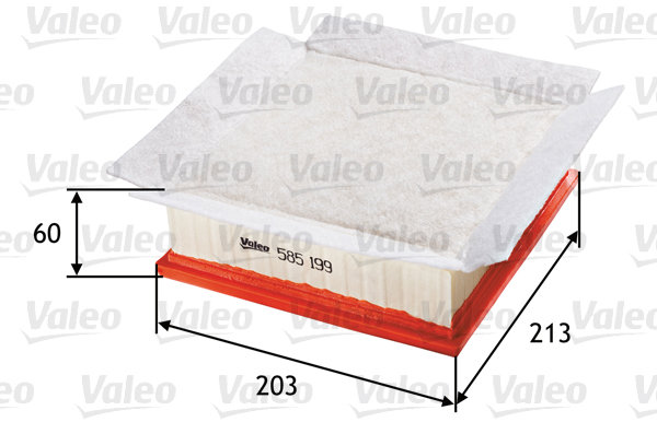 VALEO vzduchový filtr 585199