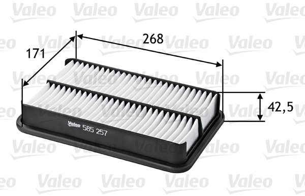 VALEO vzduchový filtr 585257