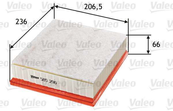VALEO vzduchový filtr 585296