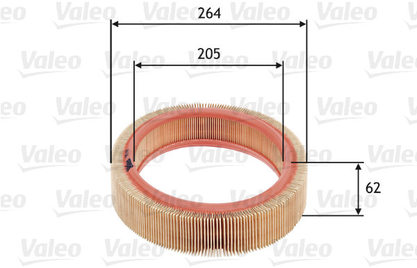 VALEO vzduchový filtr 585607