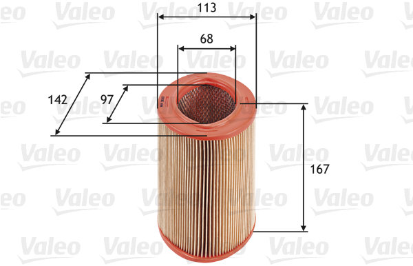 VALEO vzduchový filtr 585623