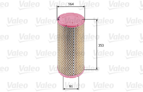 VALEO vzduchový filtr 585624