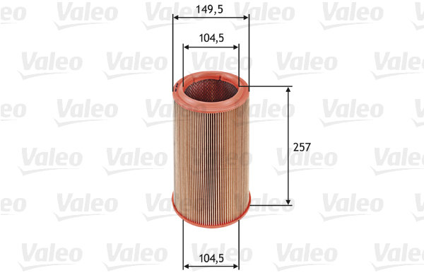 VALEO vzduchový filtr 585639