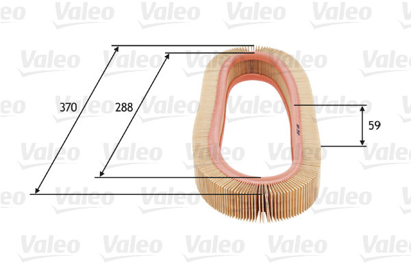 VALEO vzduchový filtr 585693