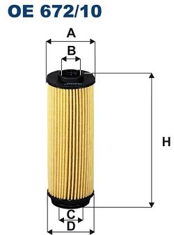 FILTRON Olejový filtr OE 672/10