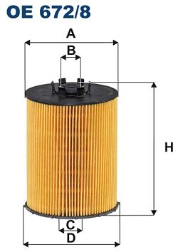 FILTRON Olejový filtr OE 672/8