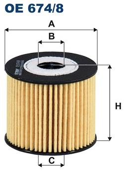 FILTRON Olejový filtr OE 674/8