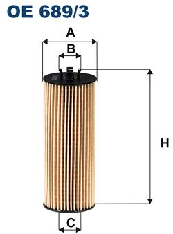 FILTRON Olejový filtr OE 689/3