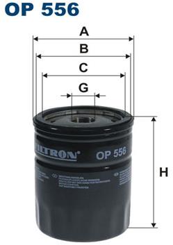 FILTRON Olejový filtr OP 556