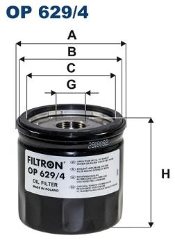 FILTRON Olejový filtr OP 629/4