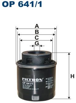 FILTRON Olejový filtr OP 641/1