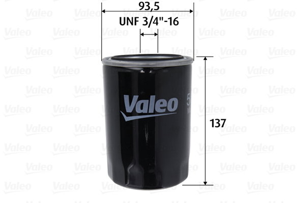VALEO Olejový filtr 586101