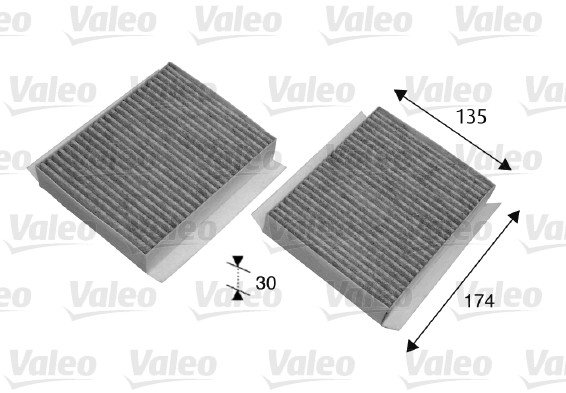 VALEO Filtr, vzduch v interiéru 698747