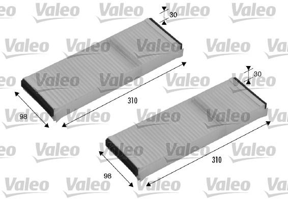 VALEO Filtr, vzduch v interiéru 715500