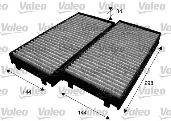 VALEO Filtr, vzduch v interiéru 715584
