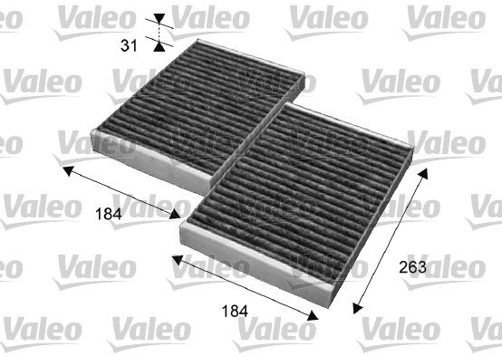 VALEO Filtr, vzduch v interiéru 715643