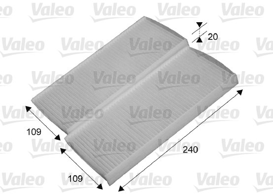 VALEO Filtr, vzduch v interiéru 715649