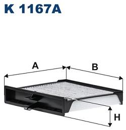 FILTRON Filtr, vzduch v interiéru K 1167A