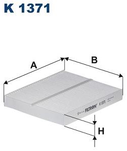 FILTRON Filtr, vzduch v interiéru K 1371